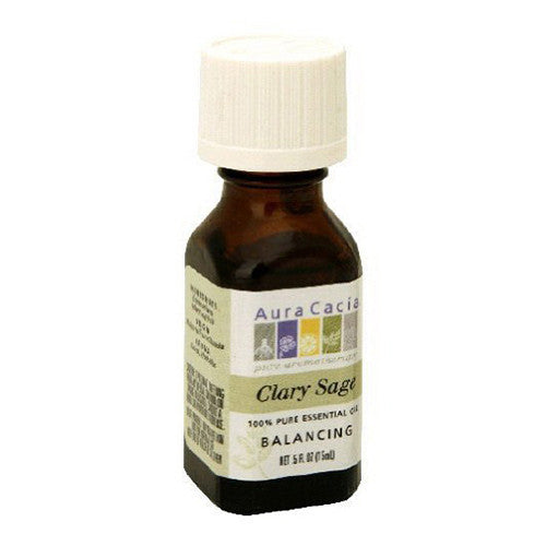 Aura Cacia 100% Pure Essential Oil Clary Sage - 0.5 Oz